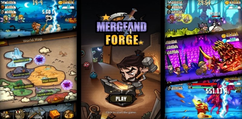 Merge And Forge : Idle Weapon Master