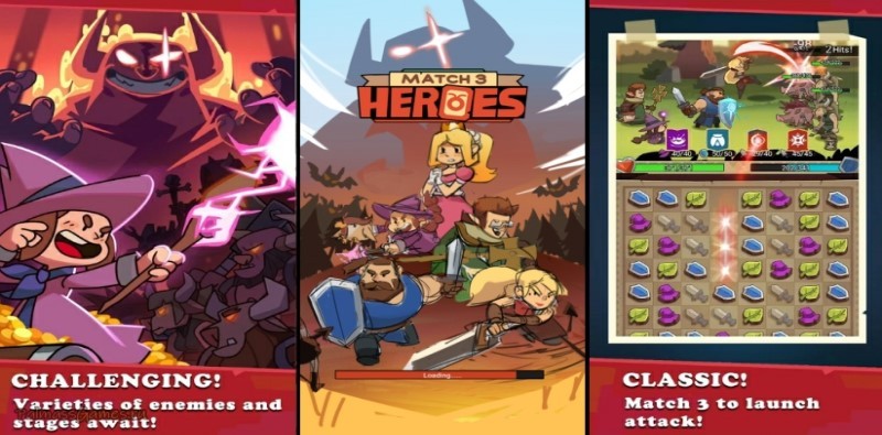 Match 3 Heroes