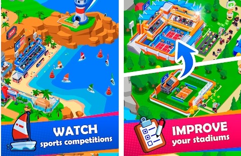 Idle Sports City Tycoon Game: Build a Sport Empire