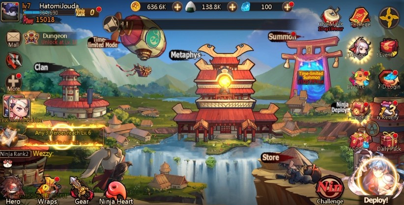 Trò chơi mobile Ninja phát triển bởi nhà sản xuất hàng đầu nền tảng game trên điện thoại di động. Bạn sẽ nhập vai thành Ninja thực sự với những chiến đấu kịch tính, đầy thử thách. Đón xem hình ảnh liên quan để khám phá thêm về trò chơi hấp dẫn này.