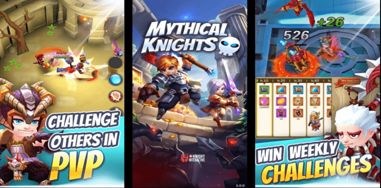 Mythical Knights: Endless Dungeon Crawler RPG