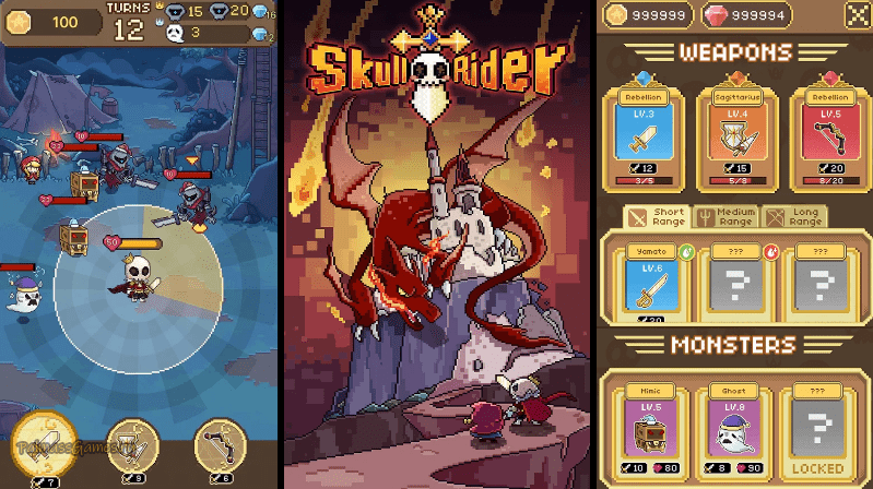 Skull Rider - Pixel RPG Adventure