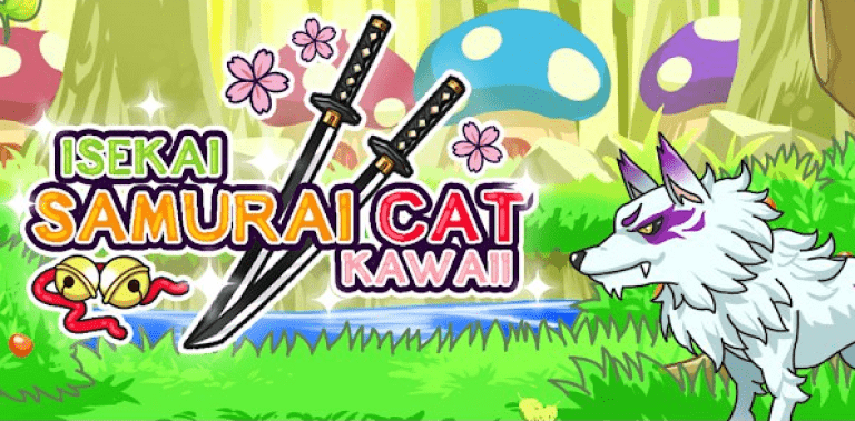 Isekai Samurai Cat Kawaii