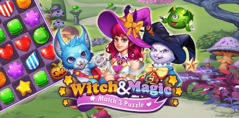 Witch & Magic: Match 3 Puzzle