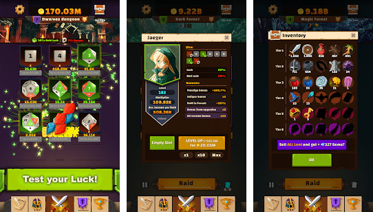 Idle Raids of the Dice Heroes
