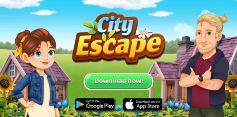 City Escape Garden Blast Story